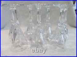 7 verres à eau 19cl cristal saint Louis Mod Ardèche (crystal water glasses)