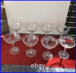 8 Coupes A Champagne En Cristal Taille Saint Louis Ou Baccarat 8 Coupes A Champagne En Cristal Taille Saint Louis Ou Baccarat