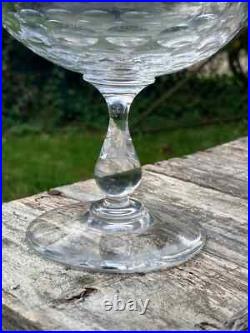 8 Coupes à champagne Baccarat, Saint louis, autres Cristal