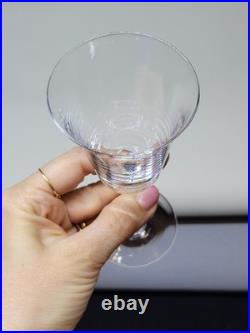8 Verres A Pied En Cristal Fin A Porto ou liqueur Baccarat / Saint Louis