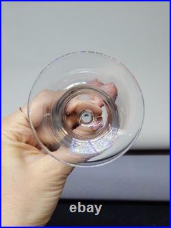 8 Verres A Pied En Cristal Fin A Porto ou liqueur Baccarat / Saint Louis