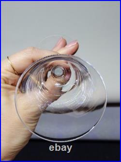 8 Verres A Pied En Cristal Fin A Porto ou liqueur Baccarat / Saint Louis