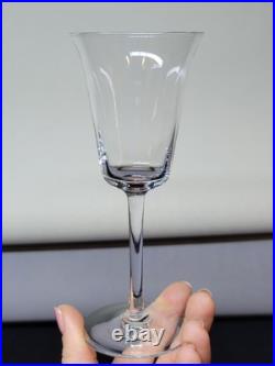 8 Verres A Pied En Cristal Fin A Porto ou liqueur Baccarat / Saint Louis