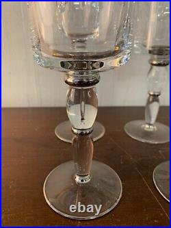 8 verres à eau modèle Cosmos platine en cristal de Saint Louis (prix à la pièce) 8 verres à eau modèle Cosmos platine en cristal de Saint Louis (prix à la pièce)