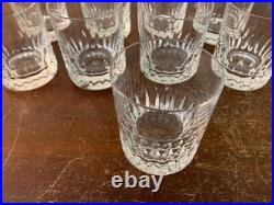 8 verres à porto modèle marine Jersey cristal Saint Louis (prix à la pièce)