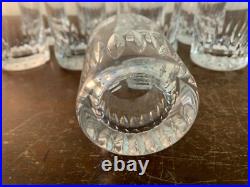 8 verres à porto modèle marine Jersey cristal Saint Louis (prix à la pièce)