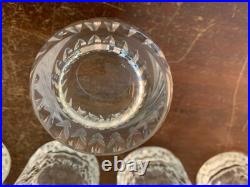 8 verres à porto modèle marine Jersey cristal Saint Louis (prix à la pièce)