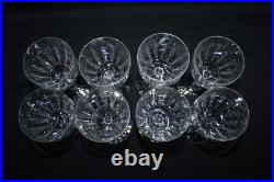 8 verres à vin en cristal de Saint Louis modèle Fougère parfait état H 13 cm