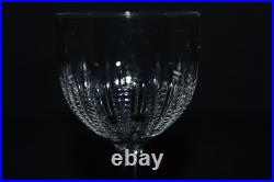 8 verres à vin en cristal de Saint Louis modèle Fougère parfait état H 13 cm