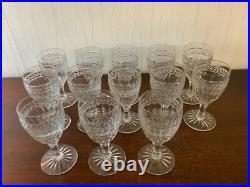 8 verres à vin modèle Clovis cristal de Saint Louis Attribué / prix à la pièce
