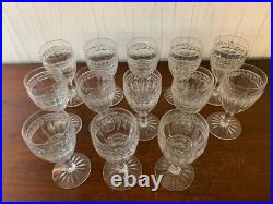 8 verres à vin modèle Clovis cristal de Saint Louis Attribué / prix à la pièce