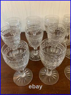 8 verres à vin modèle Clovis cristal de Saint Louis Attribué / prix à la pièce