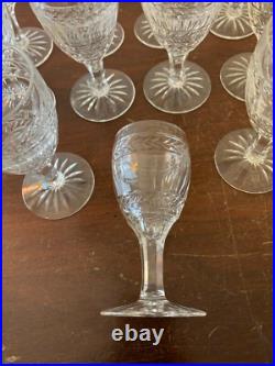 8 verres à vin modèle Clovis cristal de Saint Louis Attribué / prix à la pièce