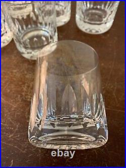 8 verres à whisky modèle marine Jersey cristal Saint Louis (prix à la pièce)