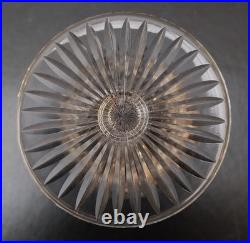 9 VERRES à VIN en CRISTAL TAILLE, Haut 16 cm BACCARAT, SAINT LOUIS