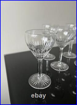 9 Verres A Vin Blanc En Cristal Saint Louis Modèle Calibri Baccarat