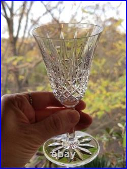 9 Verres À Vin Blanc / Porto St Saint Louis Modèle Tarn En Cristal Taillé Signé