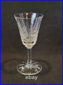 9 Verres À Vin Blanc / Porto St Saint Louis Modèle Tarn En Cristal Taillé Signé