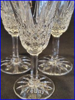 9 Verres À Vin Blanc / Porto St Saint Louis Modèle Tarn En Cristal Taillé Signé