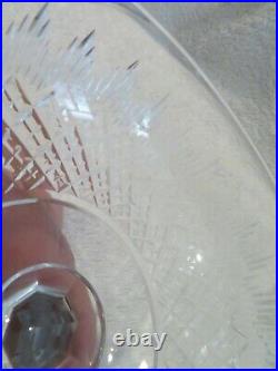9 coupes à champagne cristal Saint Louis variante Massenet crystal cups