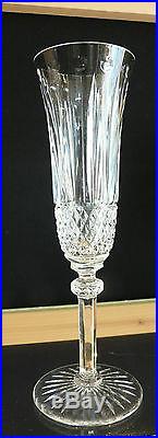 9 flutes champagne 20,5cm cristal taillé Saint Louis Tommy signés tres bel etat