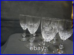 9 verres à porto en cristal Saint louis Modèle Massenet avec tampon état neuf
