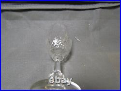 9 verres à porto en cristal Saint louis Modèle Massenet avec tampon état neuf
