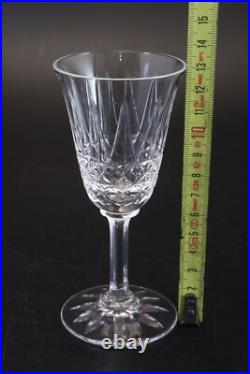 9 verres à vin cristal taillé de Saint louis modèle Tarn 13 cm