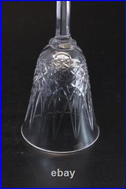 9 verres à vin cristal taillé de Saint louis modèle Tarn 13 cm