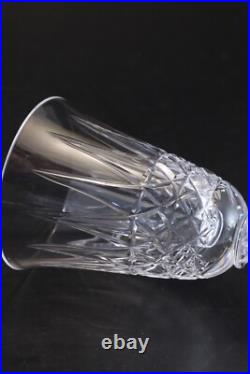 9 verres à vin cristal taillé de Saint louis modèle Tarn 13 cm
