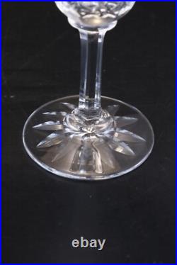 9 verres à vin cristal taillé de Saint louis modèle Tarn 13 cm