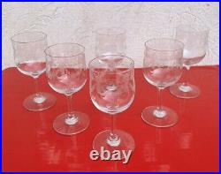 (A190) 18 verre CRISTAL ST LOUIS MODELE EMPIRE ROTY