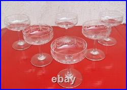 (A190) 18 verre CRISTAL ST LOUIS MODELE EMPIRE ROTY