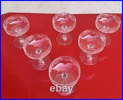 (A190) 18 verre CRISTAL ST LOUIS MODELE EMPIRE ROTY