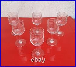 (A190) 18 verre CRISTAL ST LOUIS MODELE EMPIRE ROTY