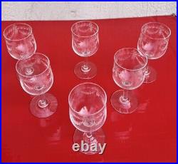 (A190) 18 verre CRISTAL ST LOUIS MODELE EMPIRE ROTY