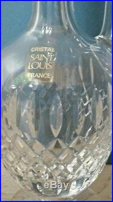 Aiguière / carafe à liqueur en Cristal de Saint- Louis. Modèle Messine