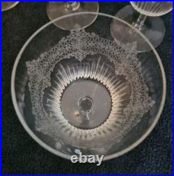 Ancien 7 Verres À Eau Cristal Baccarat Ou Saint Louis GRAVÉ Non SIGNÉ Ancien 7 Verres À Eau Cristal Baccarat Ou Saint Louis GRAVÉ Non SIGNÉ