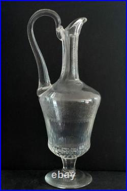 Ancien Carafe En Cristal De Saint Louis Modele Thistle