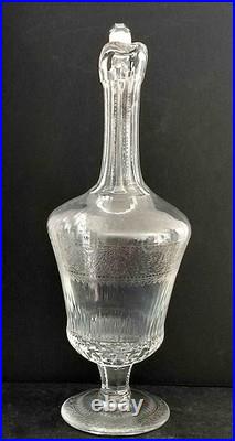 Ancien Carafe En Cristal De Saint Louis Modele Thistle