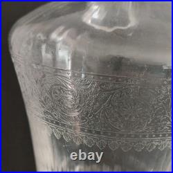 Ancien Carafe En Cristal De Saint Louis Modele Thistle