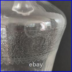 Ancien Carafe En Cristal De Saint Louis Modele Thistle