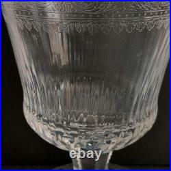 Ancien Carafe En Cristal De Saint Louis Modele Thistle
