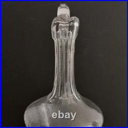 Ancien Carafe En Cristal De Saint Louis Modele Thistle