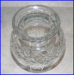 Ancien Vase En Cristal Signe Cristaux D'art Saint Louis