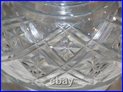 Ancien Vase En Cristal Signe Cristaux D'art Saint Louis