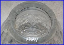 Ancien Vase En Cristal Signe Cristaux D'art Saint Louis