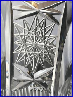 Ancien Vase En Cristal Taillé, Baccarat Saint Louis