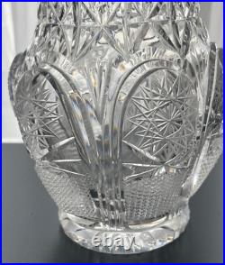 Ancien Vase En Cristal Taillé, Baccarat Saint Louis Ancien Vase En Cristal Taillé, Baccarat Saint Louis