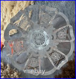 Ancien Vase En Cristal Taillé, Baccarat Saint Louis Ancien Vase En Cristal Taillé, Baccarat Saint Louis